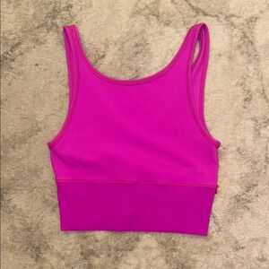 Pink Lululemon Power Ribbed Ribbed Tank